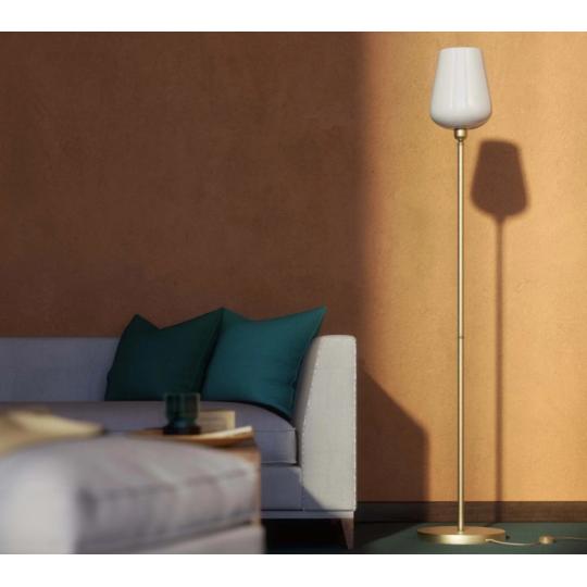 art deco klasszikus sargarez allolampa rez vintage uvegburas nappali olvasolampa vilagitas hangulatfeny olasz elegans polgari 2.jpg